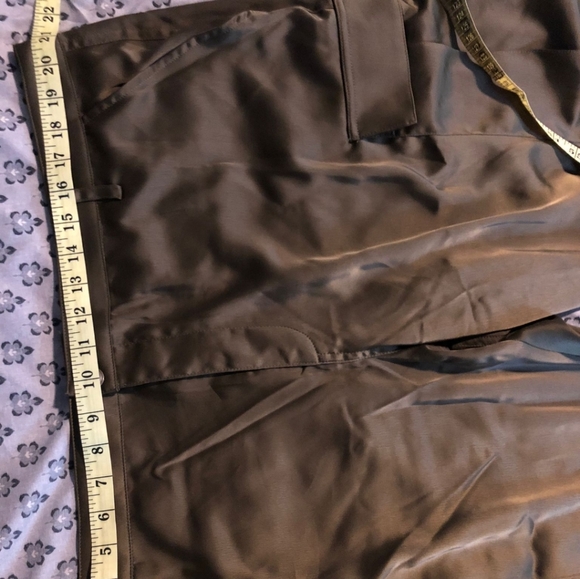Plus Size Satin Cargo Pants - Picture 11 of 12